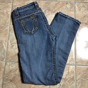 Y2K Size 5 JZ Premium Double Stitch Straight Leg Jeans. Preloved